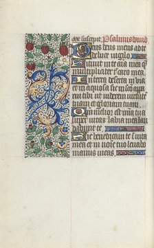 Book of Hours (Use of Rouen): fol. 137v, c. 1470. Creator: Master of the Geneva Latini (French, active Rouen, 1460-80).