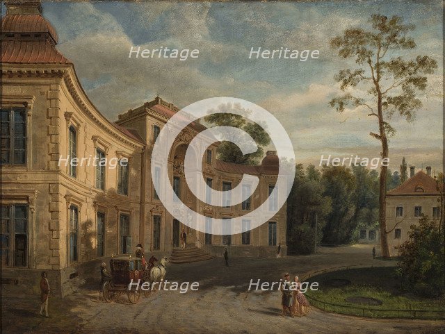 The Myslewicki Palace in Warsaw, c1870.