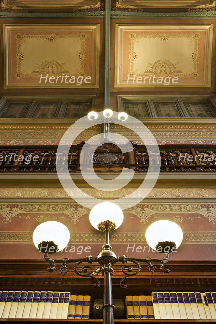 Bibliotheque Solvay, 137 Rue Belliard, (1902), c2014-2017. Artists: Alan John Ainsworth, Henri Vandeveld.