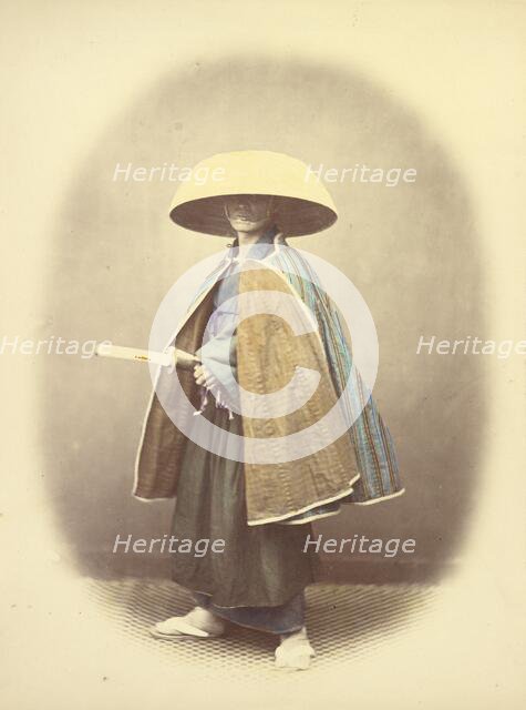 Priest Travelling, 1866-1867. Creator: Felice Beato.