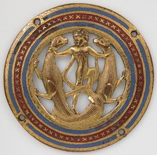 Medallion from a Coffret, French, ca. 1210. Creator: Unknown.