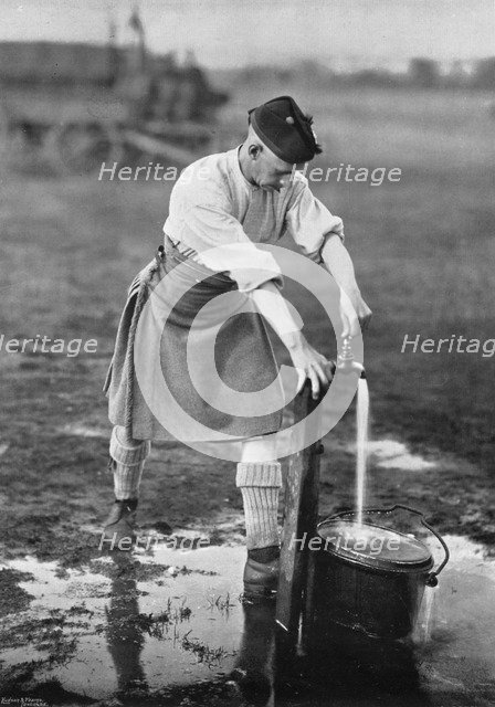 'Camp like, getting water', 1896. Artist: Gregory & Co