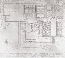 Fanny A. Mulford house, Fulton Avenue, Hempstead, New York, c1916. Creator: Frances Benjamin Johnston.