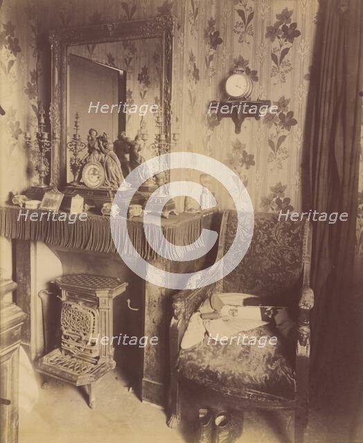 Interior of a Working Class Home, rue de Romainville, 1909-10. Creator: Eugene Atget.