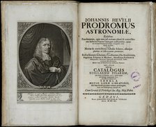 Johannes Hevelius, Prodromus astronomiae, 1690. Artist: Hevelius, Johannes (1611-1687)