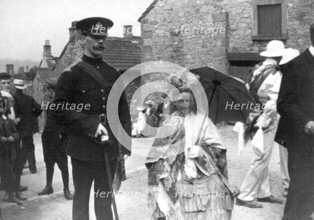 Morris Dance Queen, Winster, Derbyshire, c1908. Artist: Unknown