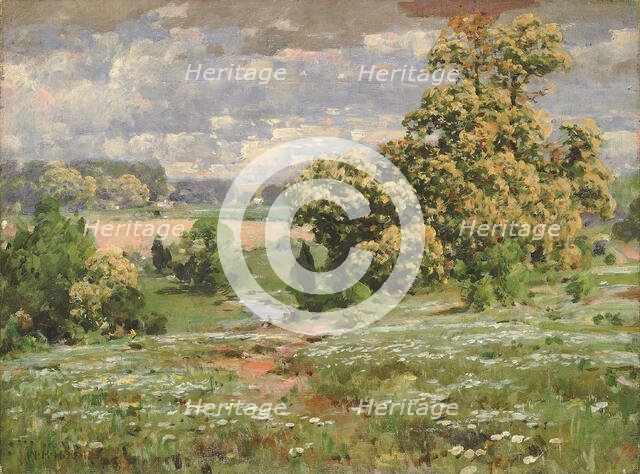 Chestnut Trees in Bloom, n.d. Creator: William Henry Holmes.