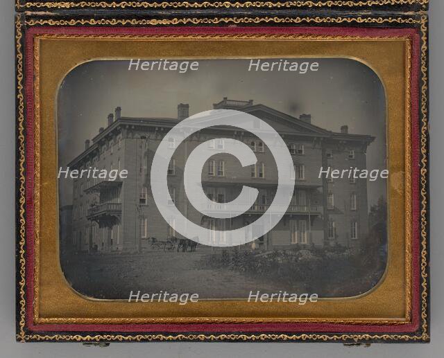 Untitled (Wyoming House Hotel, Scranton, PA), 1852. Creator: Unknown.