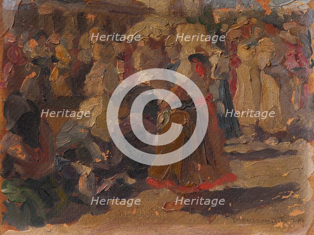 Fair - A Study, around 1935. Creator: Teodor Jozef Mousson.