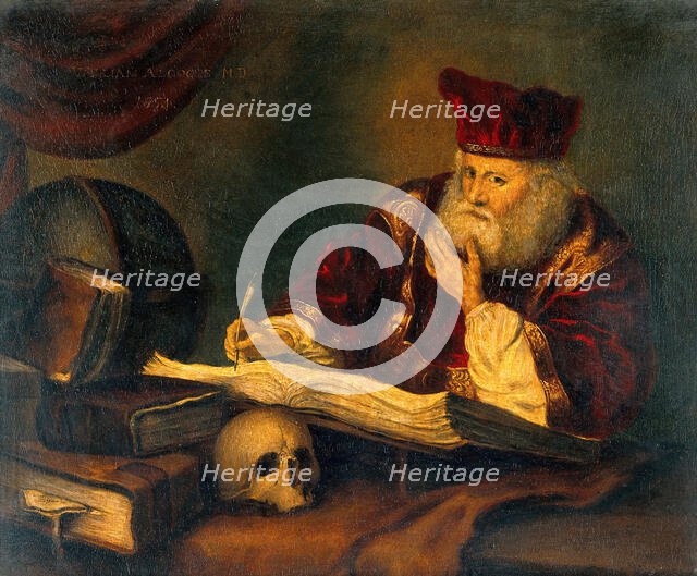 A man supposed to be Nicholas Alcocke, surgeon to King Edward VI, c1550s. Creator: Unknown.