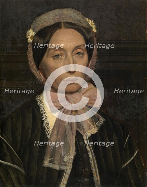 Madame Henri Leys-Van Haren, 1866. Creator: Jan August Hendrik Leys.