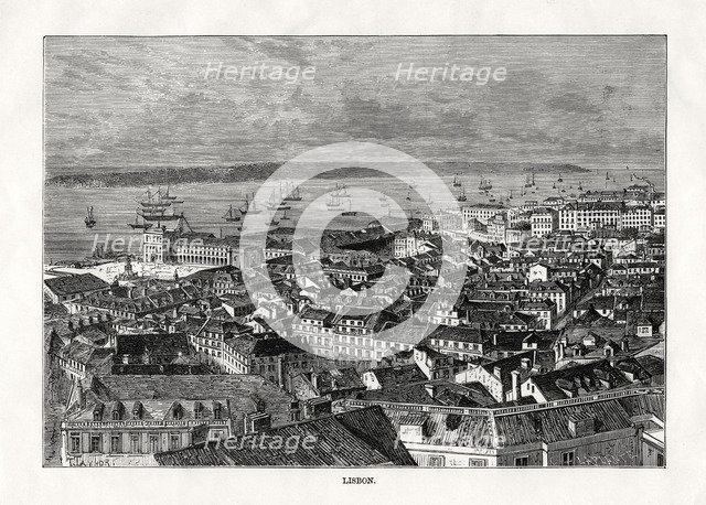 'Lisbon', Portugal, 1879. Artist: Laplante