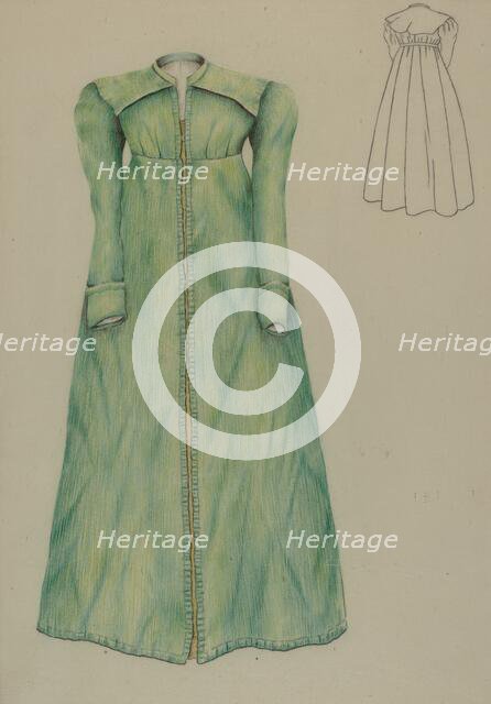 Evening Dress, c. 1937. Creator: Ray Price.