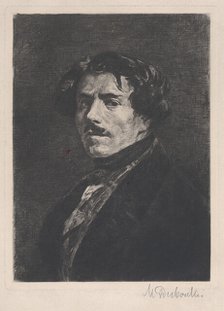 Portrait of Eugène Delacroix, 1889. Creator: Marcellin-Gilbert Desboutin.