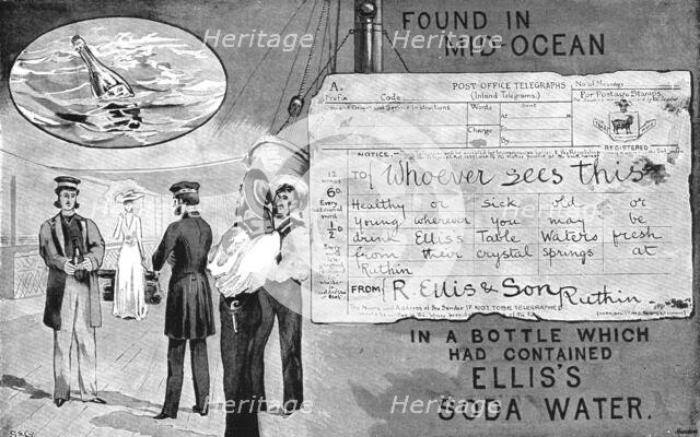 ''Ellis's Soda Water', 1891. Creator: Unknown.