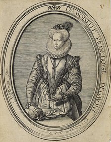 Françoise of Luxembourg, Countess of Gavre, Dame de Fiennes (1495-1557), 1580. Creator: Goltzius, Hendrick (1558-1617).