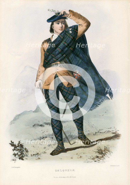 Colquhon, from The Clans of the Scottish Highlands, pub. 1845 (colour lithograph)