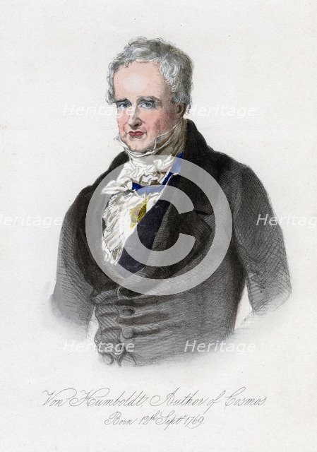 Alexander von Humboldt, Prussian naturalist and explorer, (c19th century). Artist: Unknown