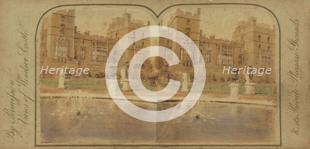 The East Terrace, about 1860. Creator: London Stereoscopic & Photographic Co.