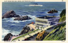 Cliff House and Seal Rocks, San Francisco, California, USA, 1932. Artist: Unknown