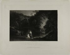 Adam and Eve Hearing the Judgement of the Almighty, from Illustrations of the Bible, 1831. Creator: John Martin.