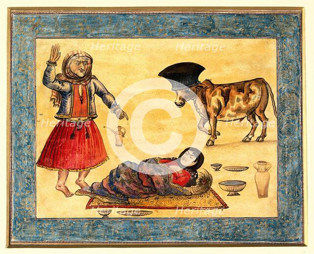 Three figures. Creator: Unknown.