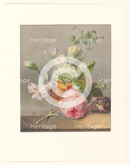 Floral Still Life, c.1800-c.1825. Creator: Georgius Jacobus Johannes van Os.