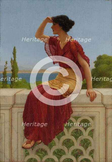 The Signal, 1899. Creator: John William Godward.