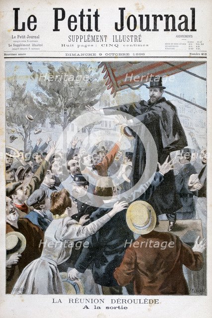 Paul Déroulède, French author and politician, 1898.  Creator: F Meaulle.