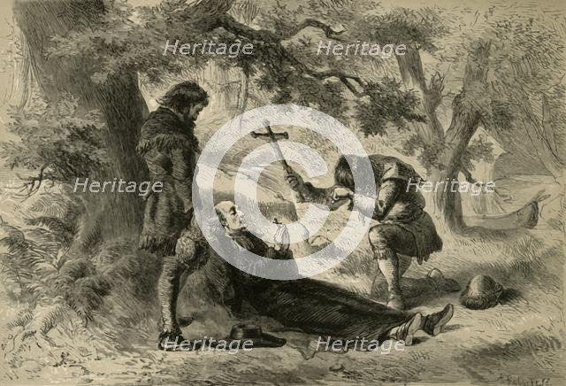 'Death of Father Marquette', (1877). Creator: Albert Bobbett.