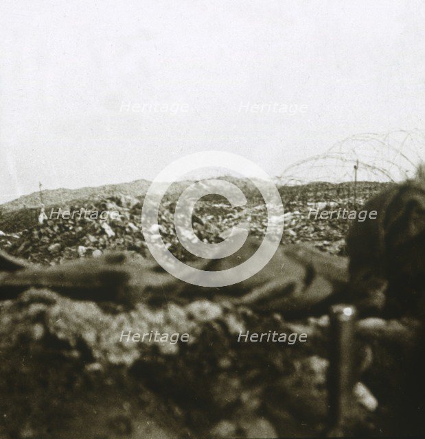 The summit, Les Éparges, northern France, c1914-c1918.  Artist: Unknown.