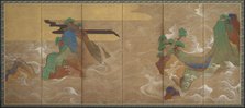 Waves at Matsushima, 17th century. Creator: Sôtatsu.