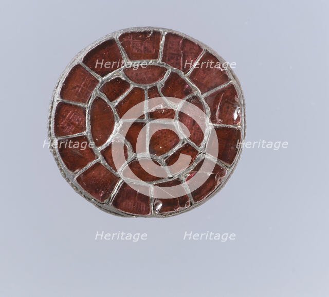 Disk Brooch, Frankish, second half 6th century. Creator: Unknown.