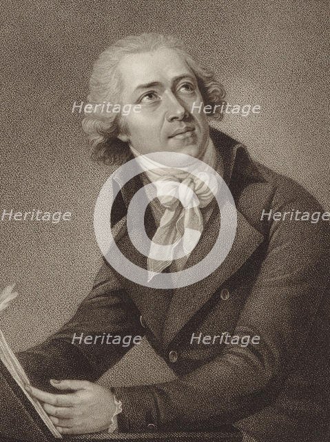 Portrait of the Composer Leopold Kozeluch (1747-1818), 1797. Creator: Ridley, William (1764-1838).