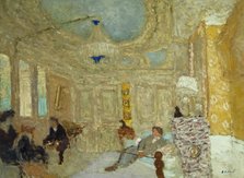 In the Waiting Room, 1898. Creator: Vuillard; Édouard (1868-1940).