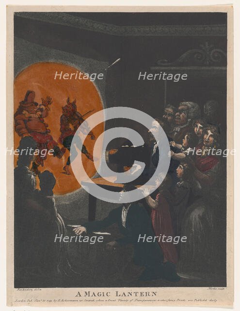 A Magic Lantern, January 30, 1799. Creator: Henri Merke.