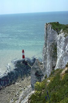 Beachy Head from above.