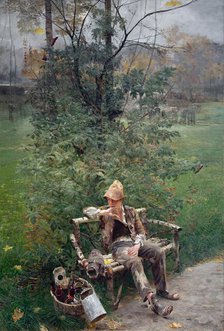 A Painter's Apprentice, 1890. Creator: Jacek Malczewski.