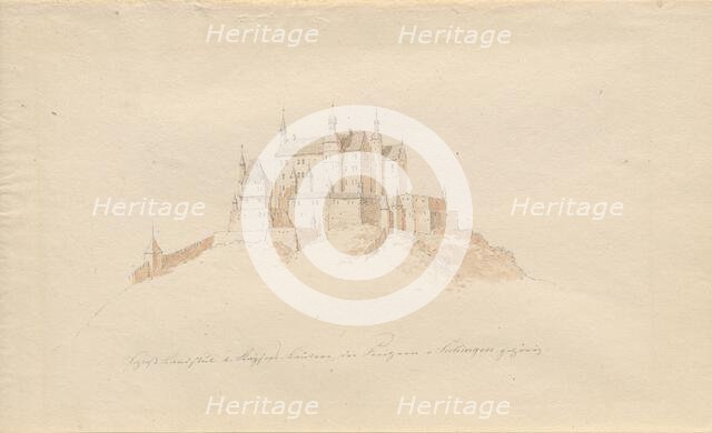 Schloss Landstuhl b. Kaisers, Lautern, den Prinzen v. Sickingen gehürig. Creator: Julius von Leypold.