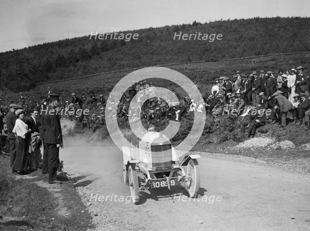 Car competing in the Caerphilly Hillclimb, Wales, c1920s. Artist: Bill Brunell.