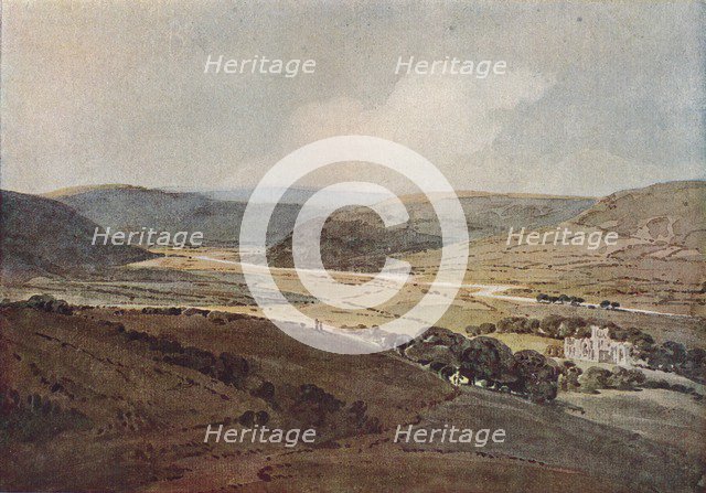 'The Valley of the Aire', c1800. Artist: Thomas Girtin.