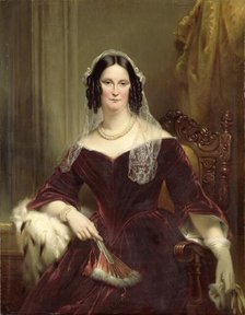 Dieuwke Fontein (1800-79), Second Wife (Married 1834) of Adriaan van der Hoop, 1844. Creator: Jan Adam Kruseman.