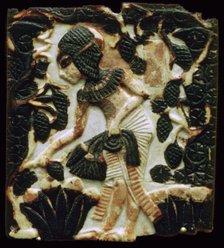 Egyptian faience tile. Artist: Unknown