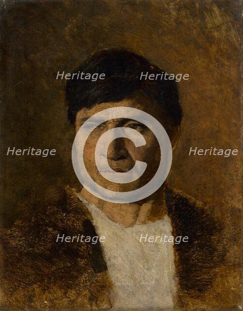 Man in a Fur, 1877-1880. Creator: Ladislav Mednyanszky.