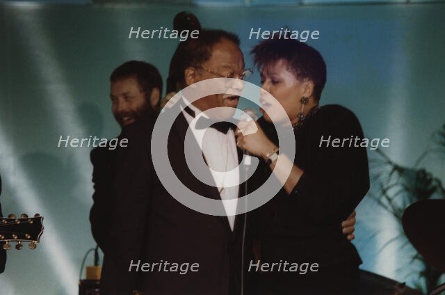 Dee Dee Bridgewater and Clark Terry, Jazz Inn Party, Nordwijk, Netherlands, 1989. Creator: Brian Foskett.