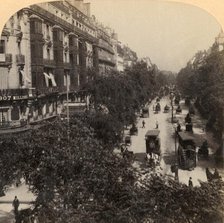 'The Grand Boulevard, Paris, France', 1894. Creator: Underwood & Underwood.
