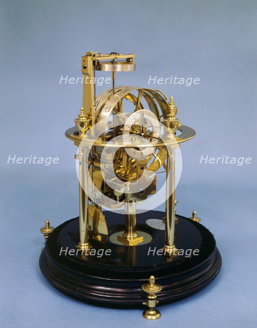 Skeleton clock made by John Joseph Merlin, 1776. Artist: John Joseph Merlin.