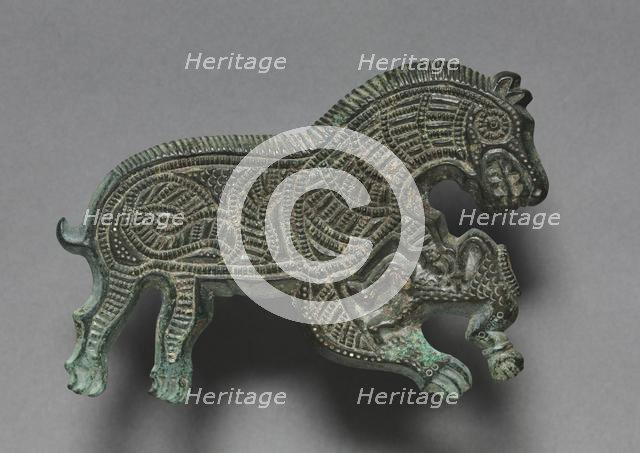 Wolf Attacking a Man, 400-300 BC. Creator: Unknown.