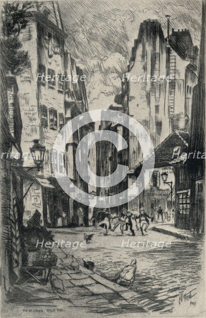 'Rue de l'École-Polytechnique', 1915. Artist: Lester George Hornby.