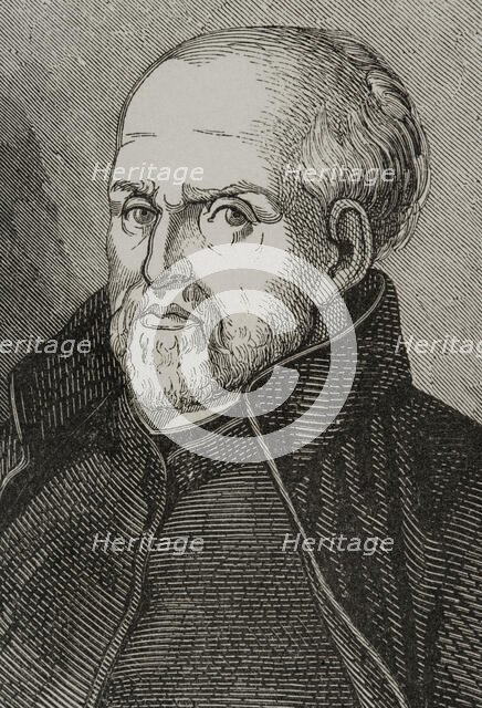 Juan de Mariana, Spanish Jesuit theologian and historian, 1852.  Creator: Unknown.